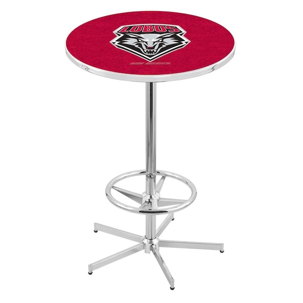 42" Chrome New Mexico Pub Table